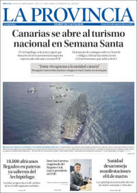 Portada de La Provincia (España)