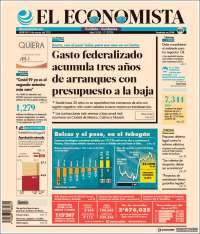 Portada de El Economista (Mexique)