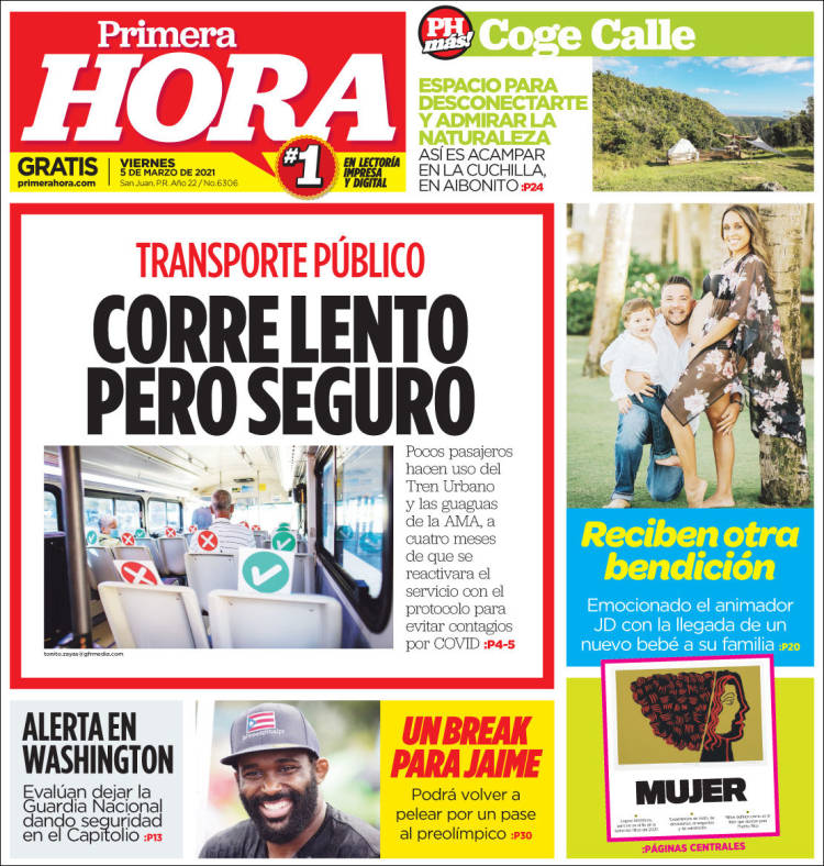 Portada de Primera Hora (Puerto Rico)