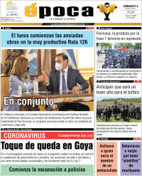 Portada de Diario Época (Argentina)