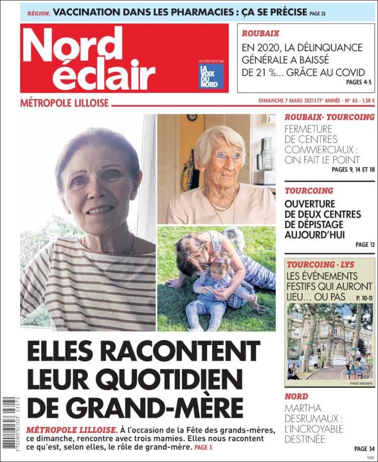 Portada de Nord Éclair (Francia)