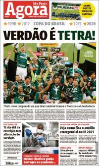 Portada de Jornal Agora (Brasil)