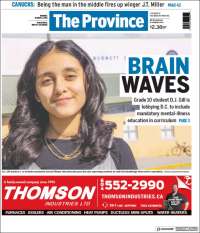 Portada de The Province (Canadá)