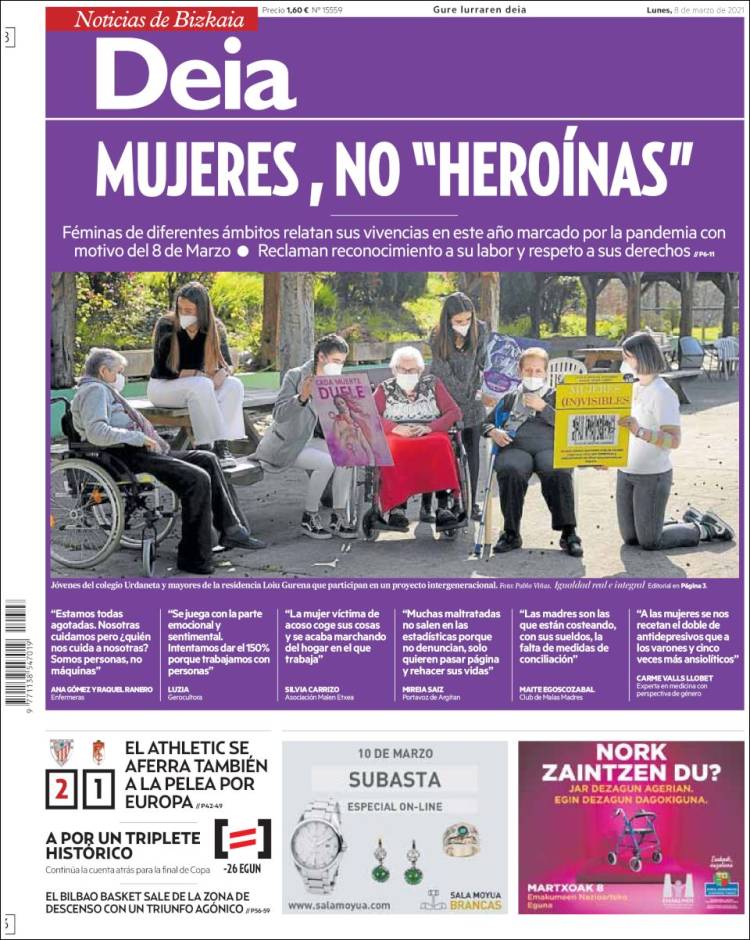 Portada de Deia (España)