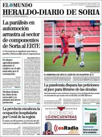 Portada de Diario de Soria (España)