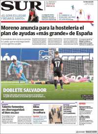 Portada de Diario el Sur (España)