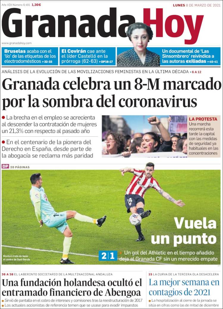 Portada de Granada Hoy (España)