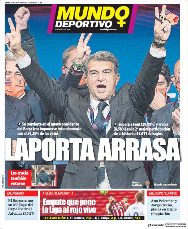 Portada de El Mundo Deportivo (España)