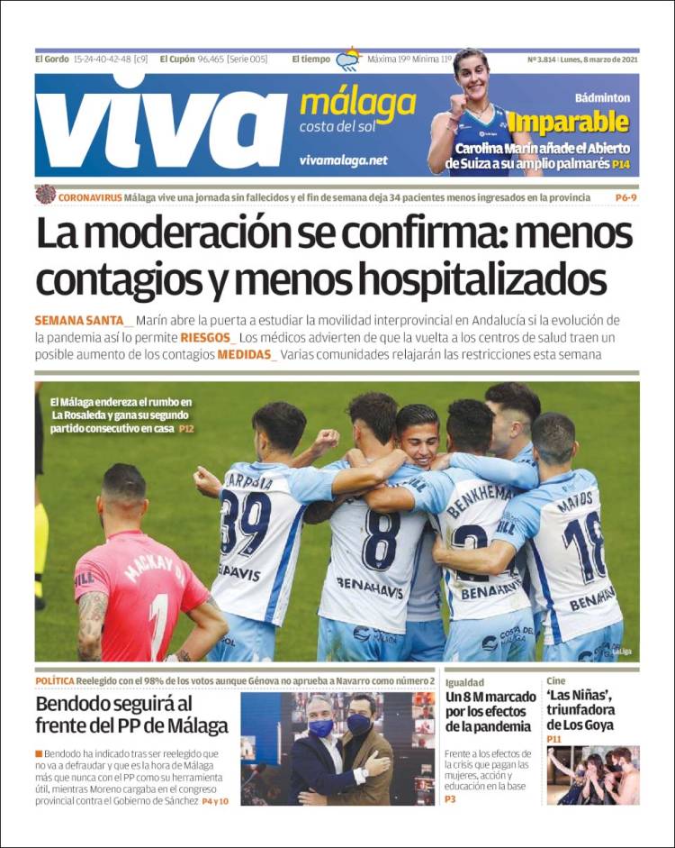 Portada de Viva Málaga (España)