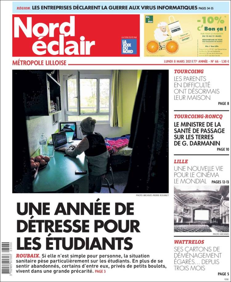 Portada de Nord Éclair (Francia)