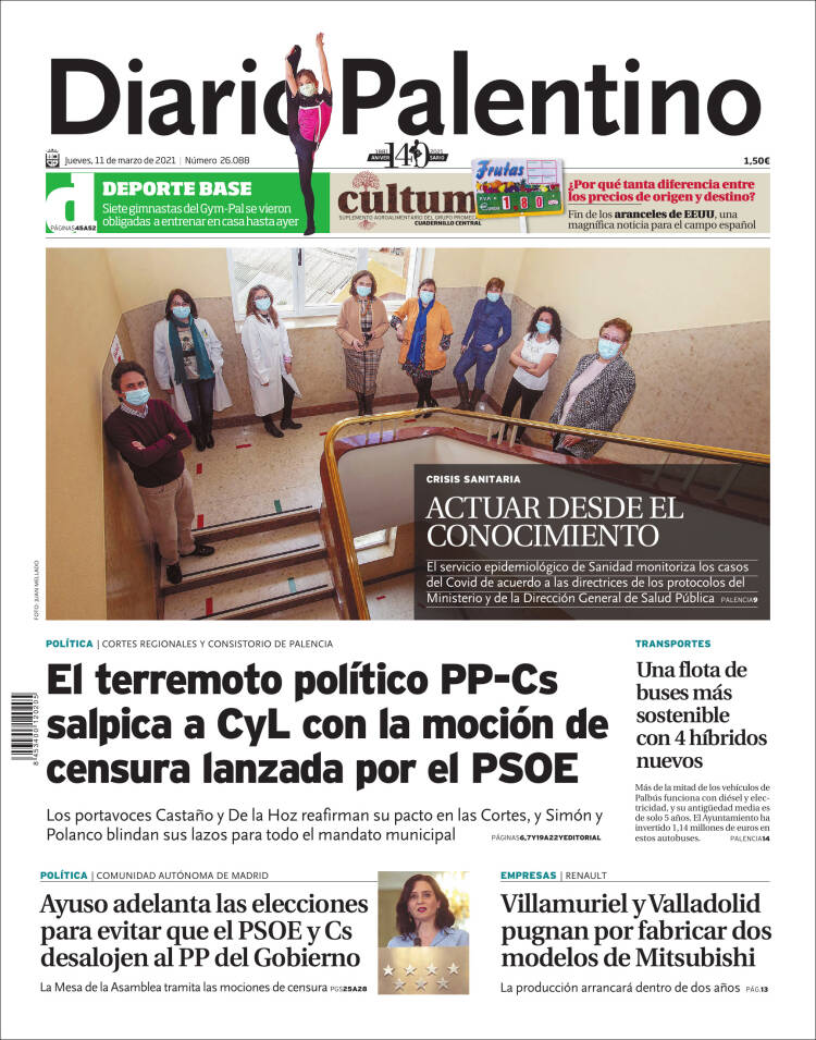 Portada de Diario Palentino (Espa&ntilde;a)
