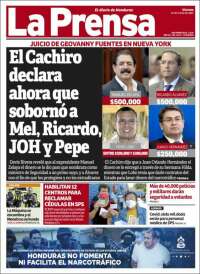 Portada de La Prensa (Honduras)