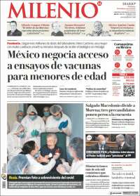 Portada de Milenio (México)