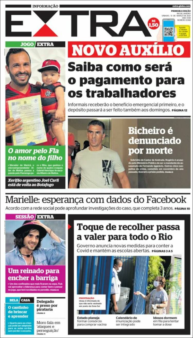 Portada de Extra (Brasil)