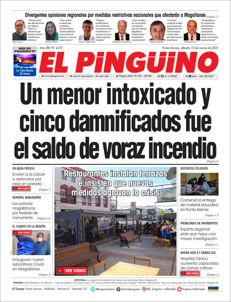 Portada de El Pingüino (Chile)