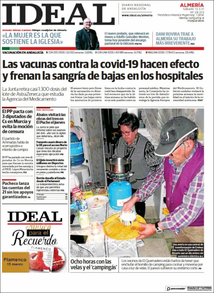 Portada de Ideal Almeria (Espa&ntilde;a)