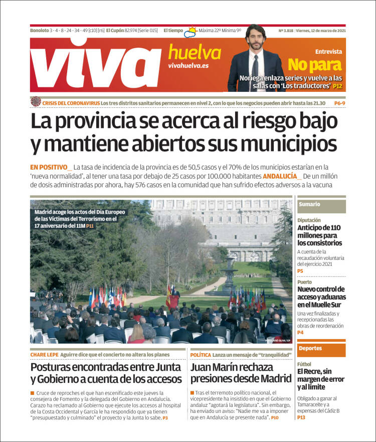 Portada de Viva Huelva (Espa&ntilde;a)