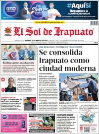 Portada de El Sol de Irapuato (México)