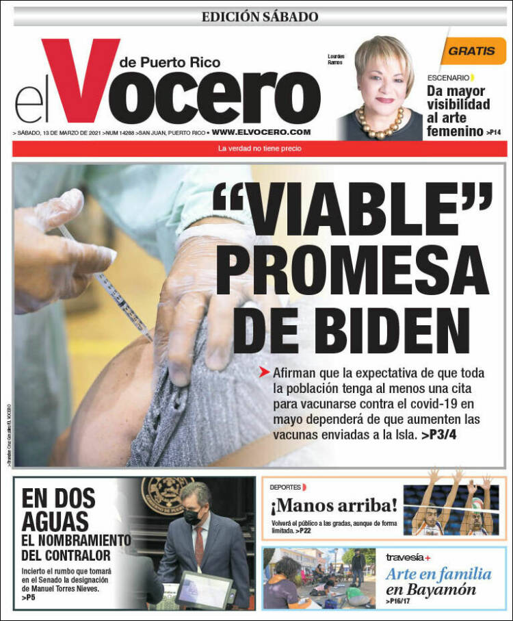 Portada de Vocero (Puerto Rico)