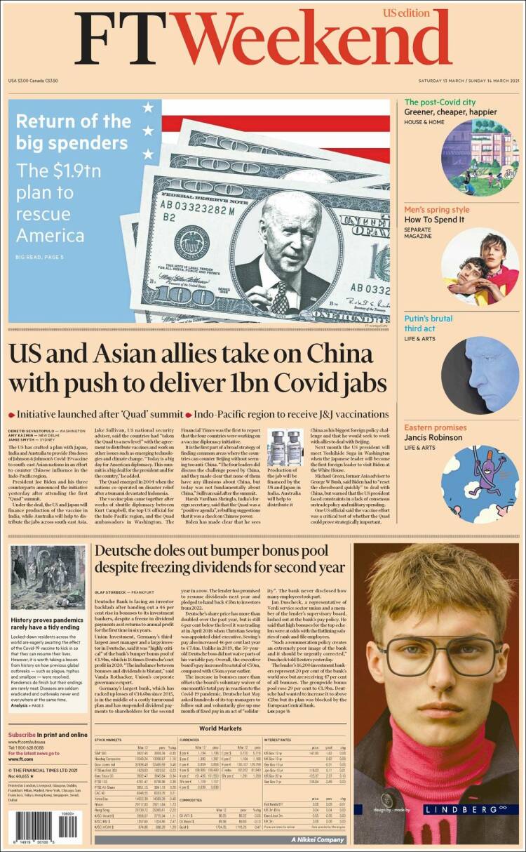 Portada de Financial Times - USA (USA)