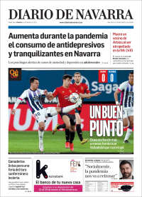 Portada de Diario de Navarra (España)