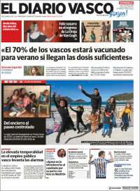 Portada de Diario Vasco (España)