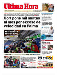 Portada de Última Hora (España)