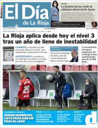 Portada de El Día de La Rioja (España)