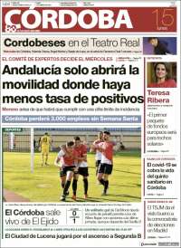 Portada de Diario de Córdoba (España)