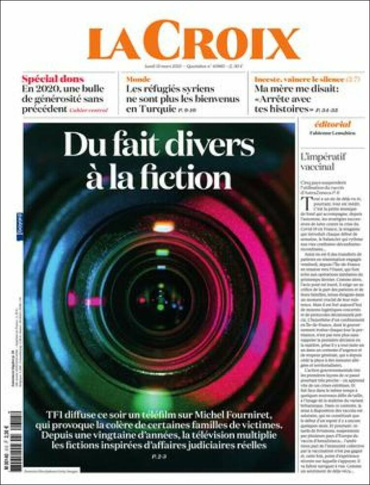 Portada de La Croix (Francia)