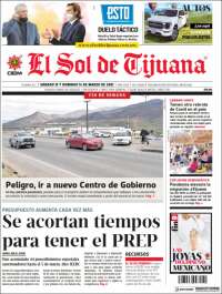 Portada de El Sol de Tijuana (M&eacute;xico)