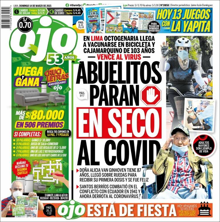 Portada de Ojo (Per&uacute;)