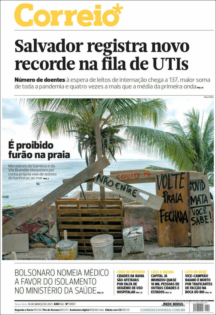 Portada de Correio* (Brasil)