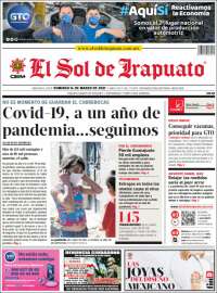 Portada de El Sol de Irapuato (M&eacute;xico)