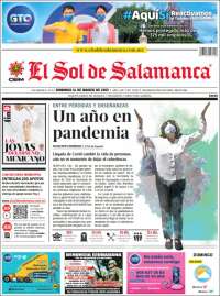 Portada de El Sol de Salamanca (M&eacute;xico)