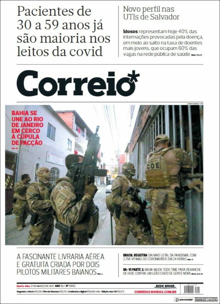 Portada de Correio* (Brasil)