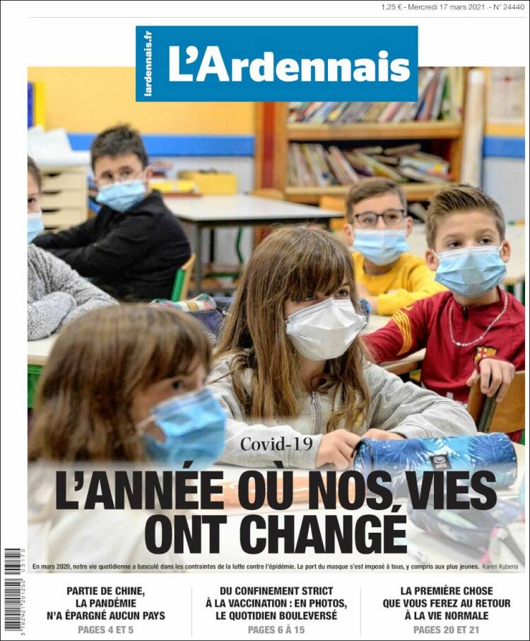 Portada de L'Ardenais (Francia)