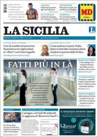 Portada de La Sicilia (Italia)