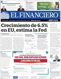 Portada de El Financiero (México)