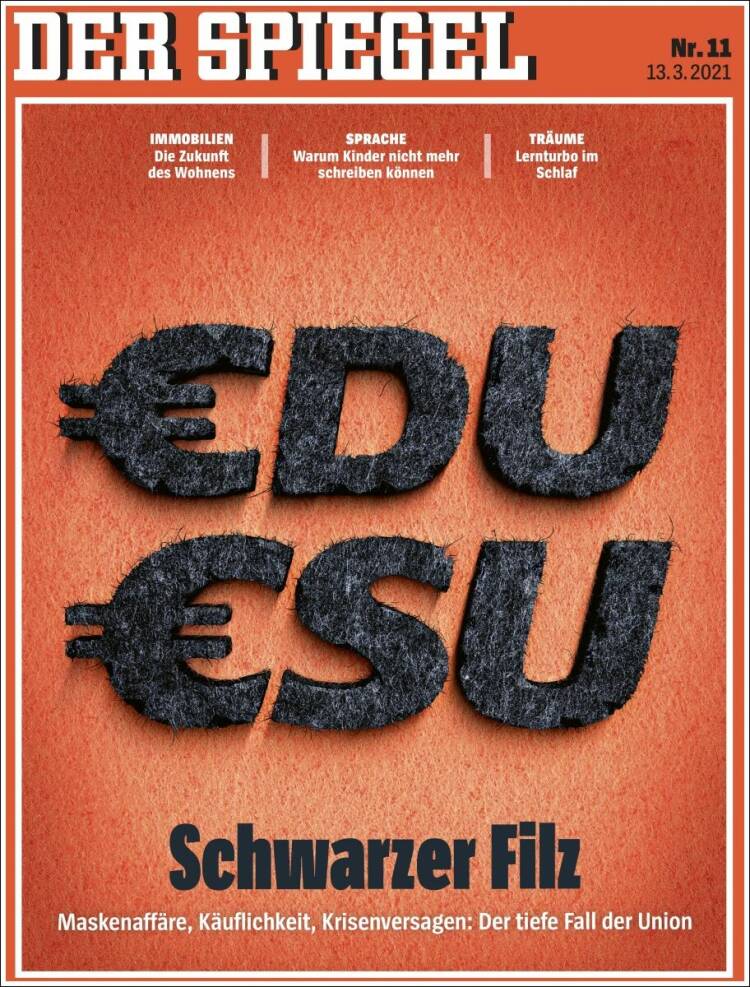 Portada de Der Spiegel (Germany)