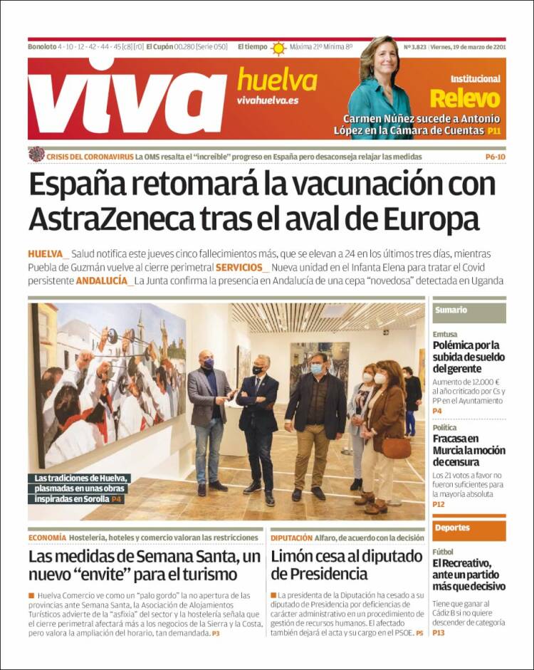 Portada de Viva Huelva (Espa&ntilde;a)