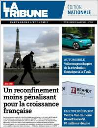Portada de La Tribune (Francia)