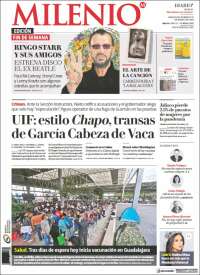 Portada de Milenio - Jalisco (M&eacute;xico)