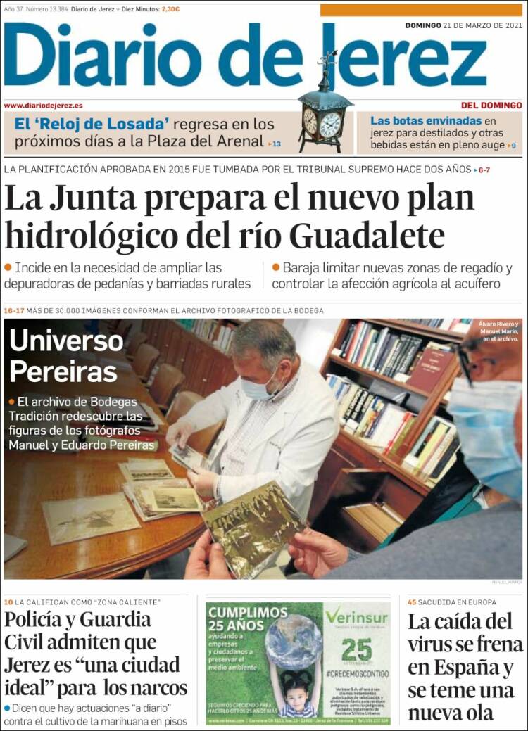 Portada de Diario de Jerez (Espa&ntilde;a)
