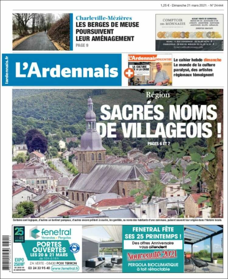 Portada de L'Ardenais (Francia)