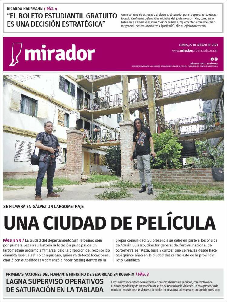 Portada de Mirador Provincial (Argentina)