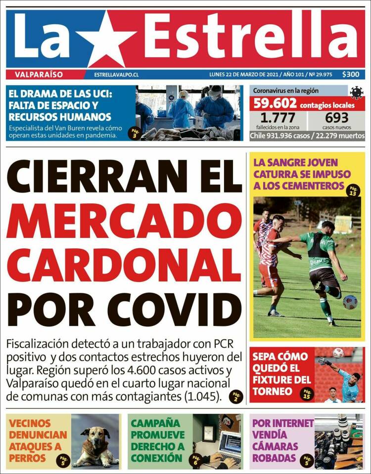 Portada de Estrella de Valparaiso (Chile)