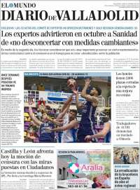 Portada de Diario de Valladolid (España)