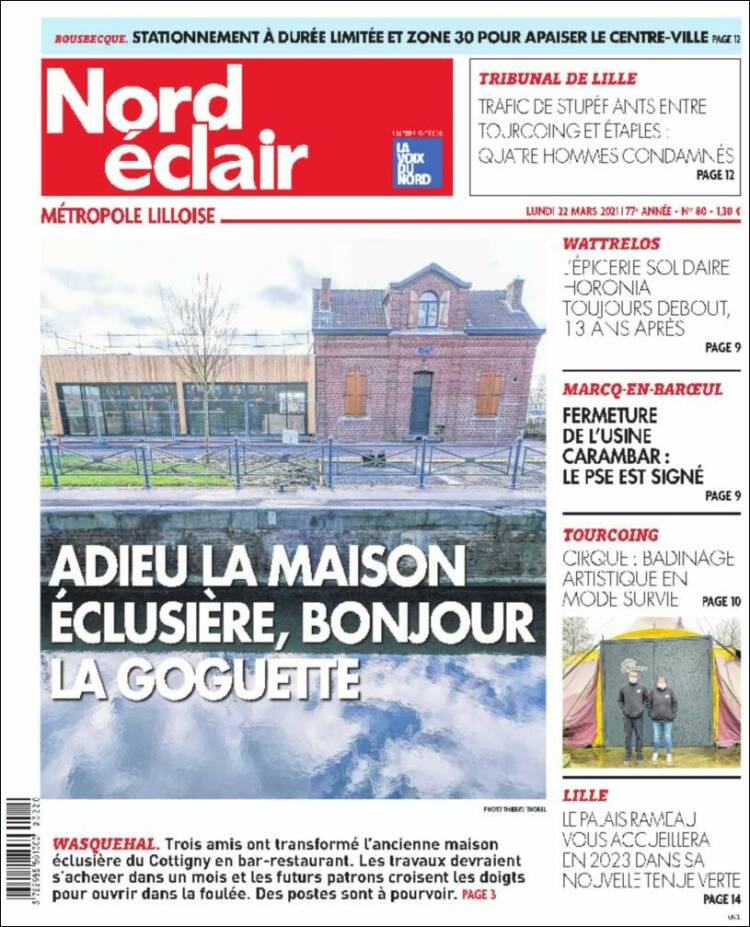 Portada de Nord Éclair (Francia)