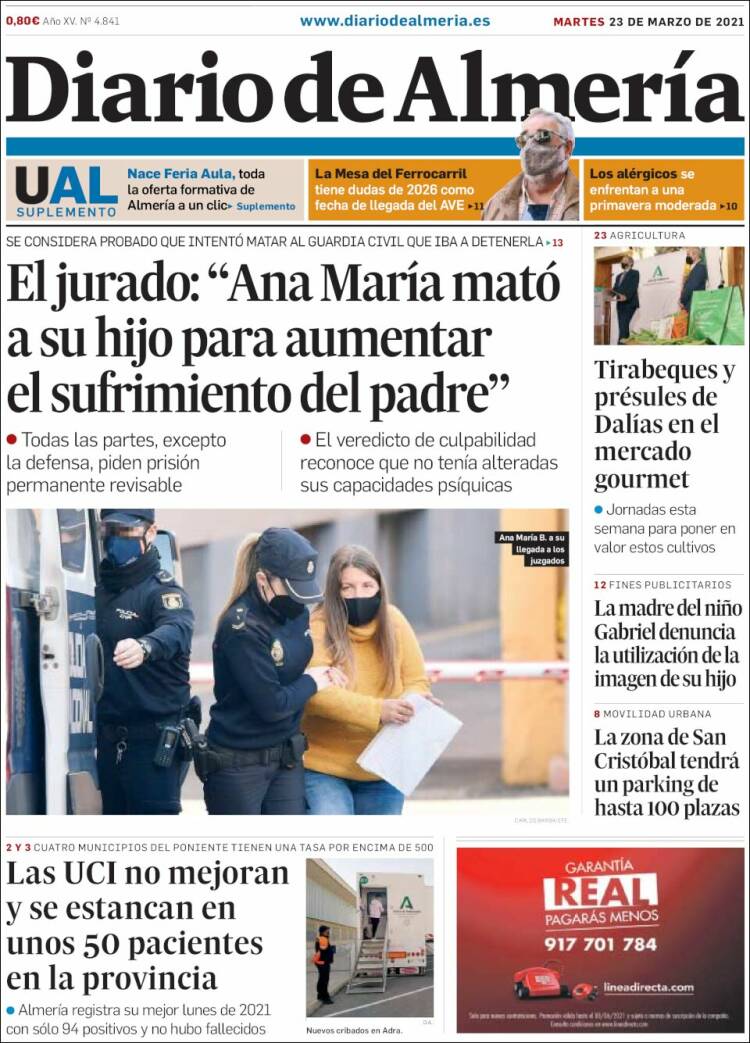 Portada de Diario de Almería (Espa&ntilde;a)